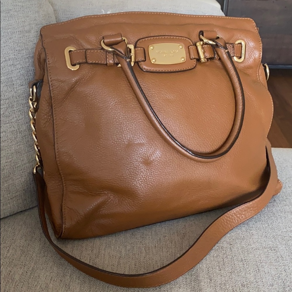 Cognac Michael Kors Tote